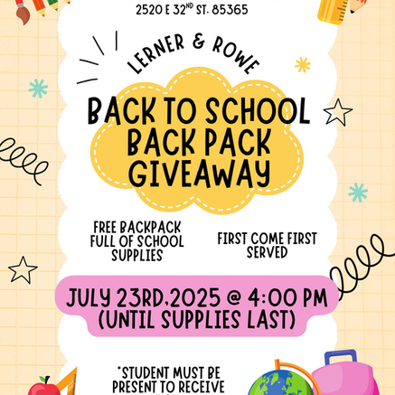 Back to School Back Pack Giveaway